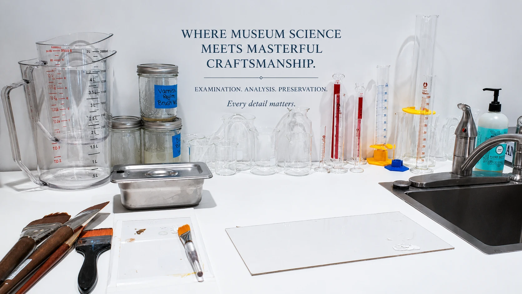Conservation laboratory workbench